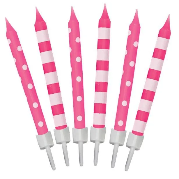 12 candeline rosa