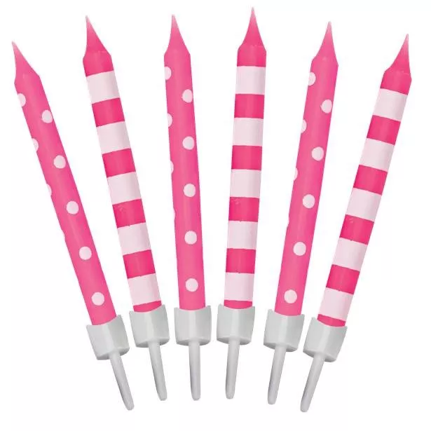 12 candeline rosa