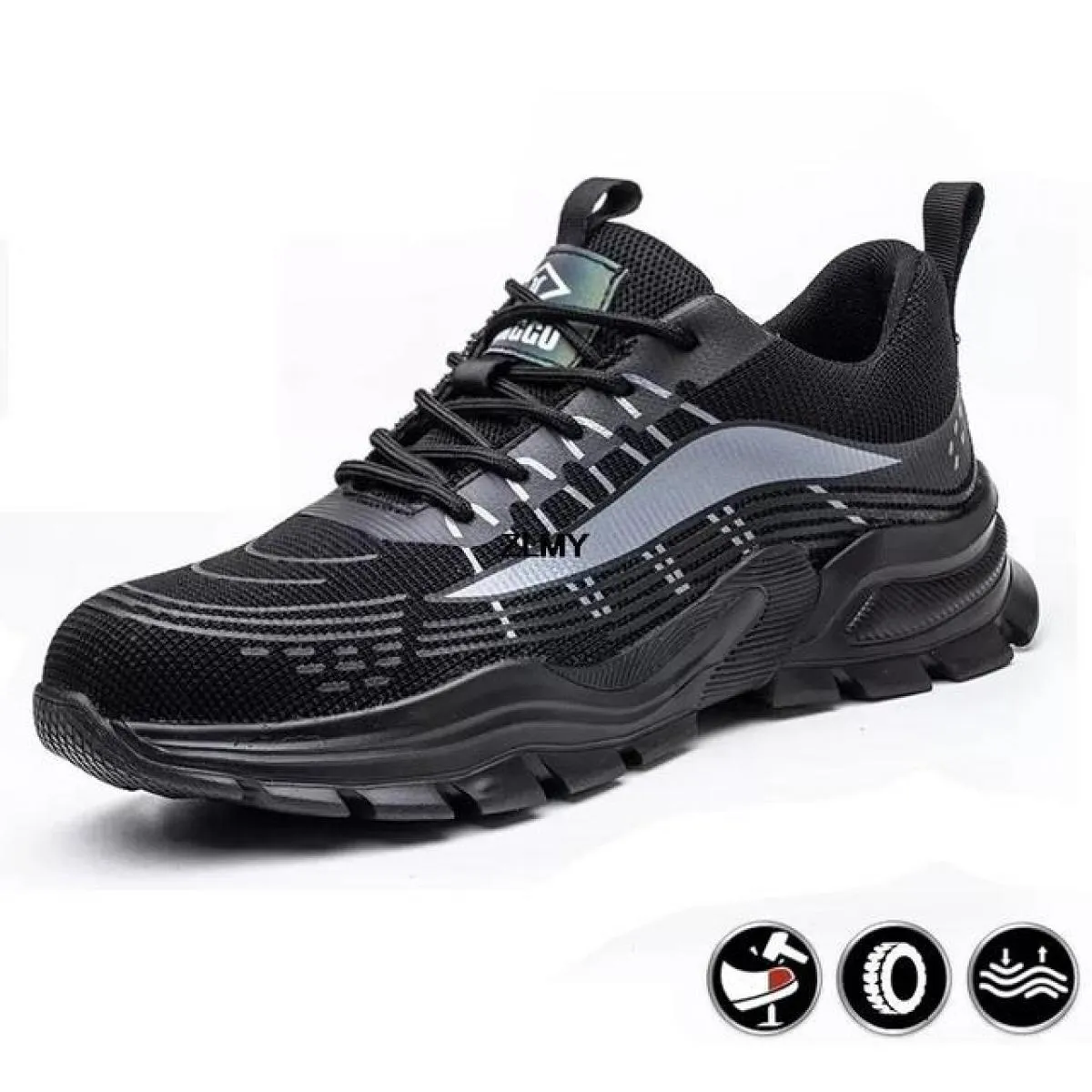 2023 nuove scarpe antinfortunistiche da uomo sneaker con punta in acciaio a prova di puntura per uomo stivali di sicurezza da la