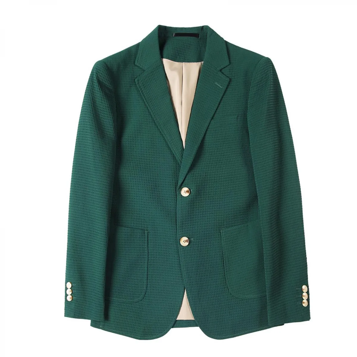 2023 Nuovo Arrivo Vestito da Uomo Waffle Giacca Blazer Cappotto di Lana In Modello Pied De Poule Per L'autunno E L'inverno, Waff