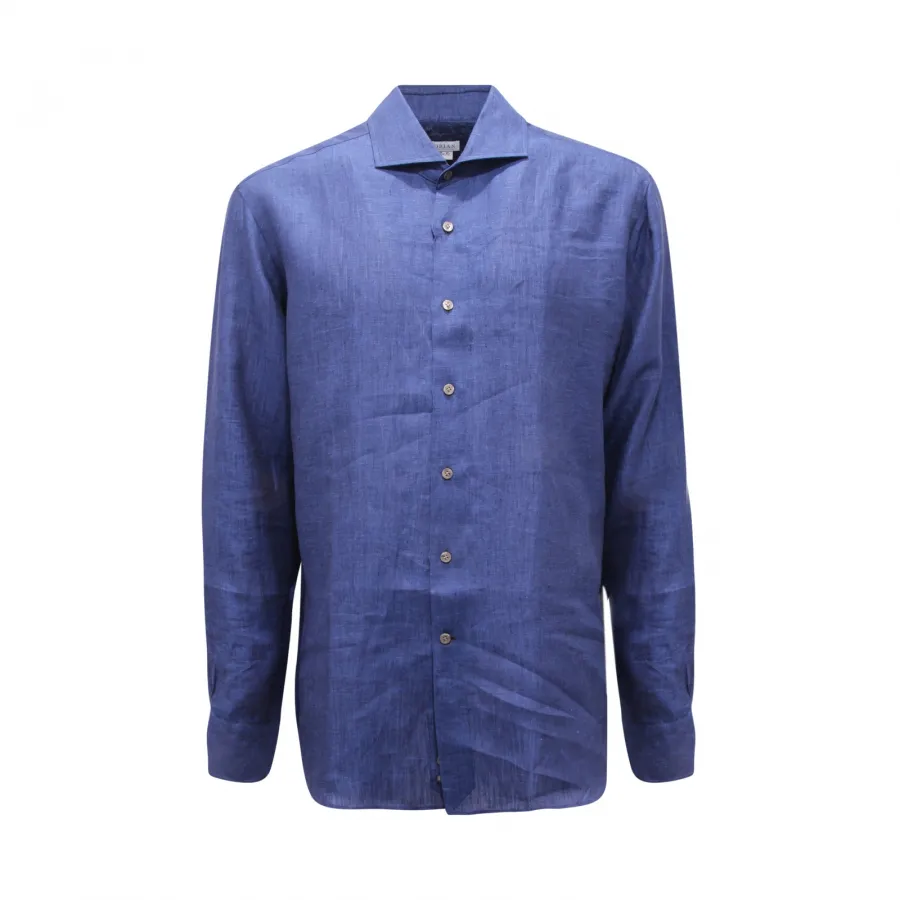 4825AT camicia uomo ORIAN SLIM FIT man linen shirt