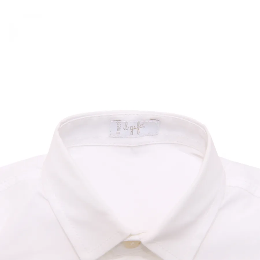 7887AP camicia bimbo IL GUFO boy kids shirt