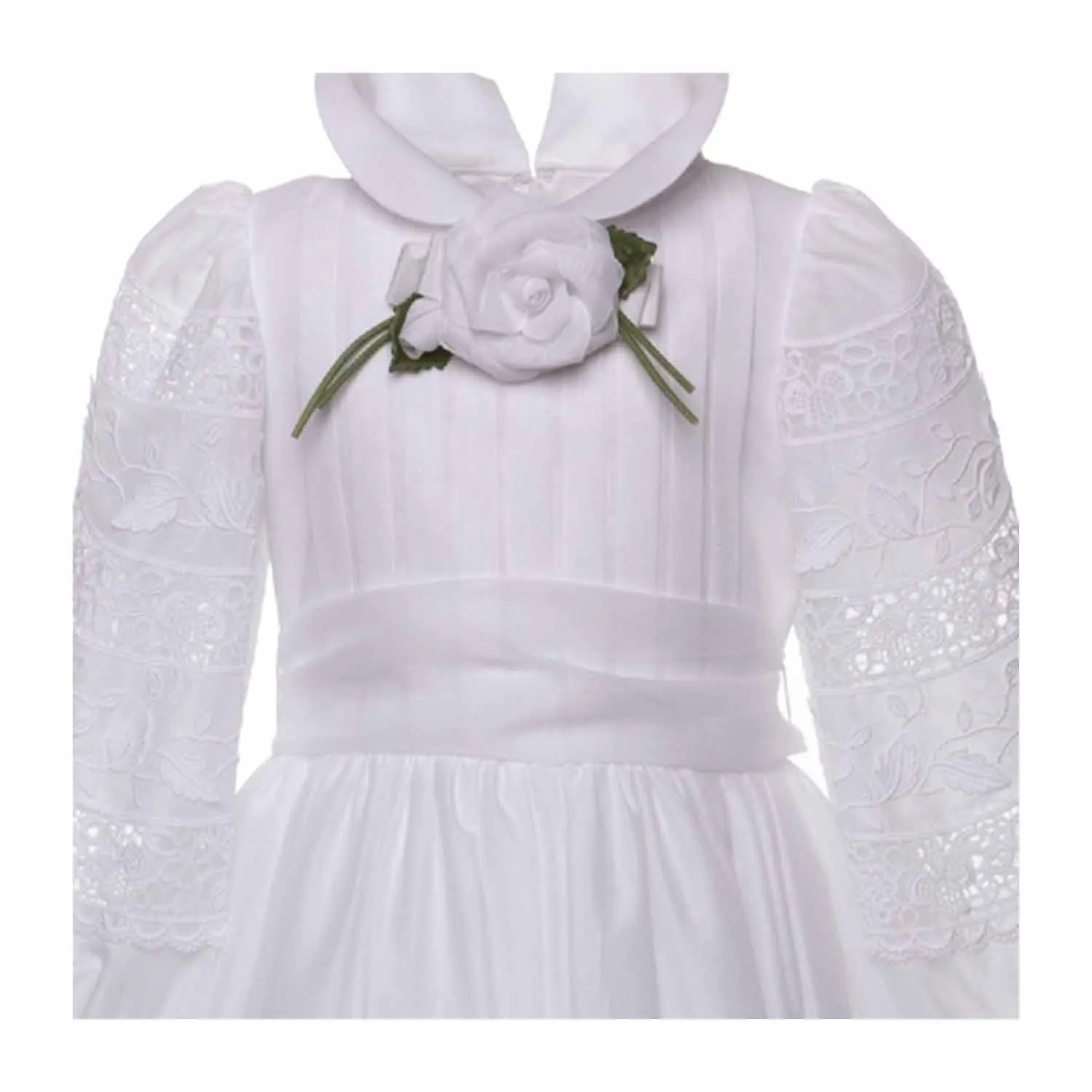 Abito Bianco Lungo Bambina