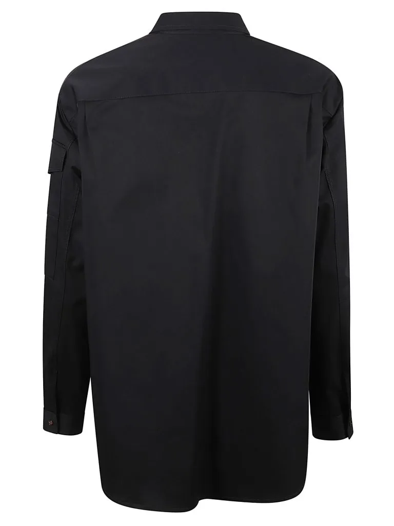 ALEXANDER McQUEENLOGO TAPE MLTR SHRT Navy