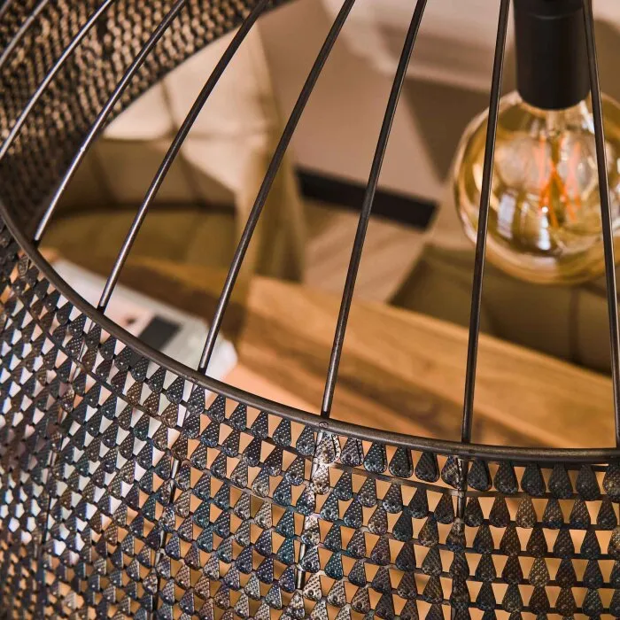 Armor Lampada a Sospensione Nero, 1-Luce