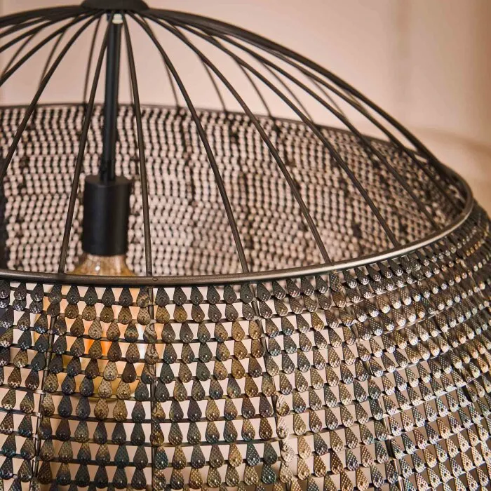 Armor Lampada a Sospensione Nero, 1-Luce
