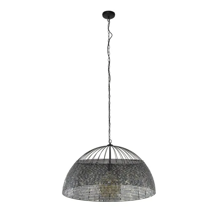 Armor Lampada a Sospensione Nero, 1-Luce