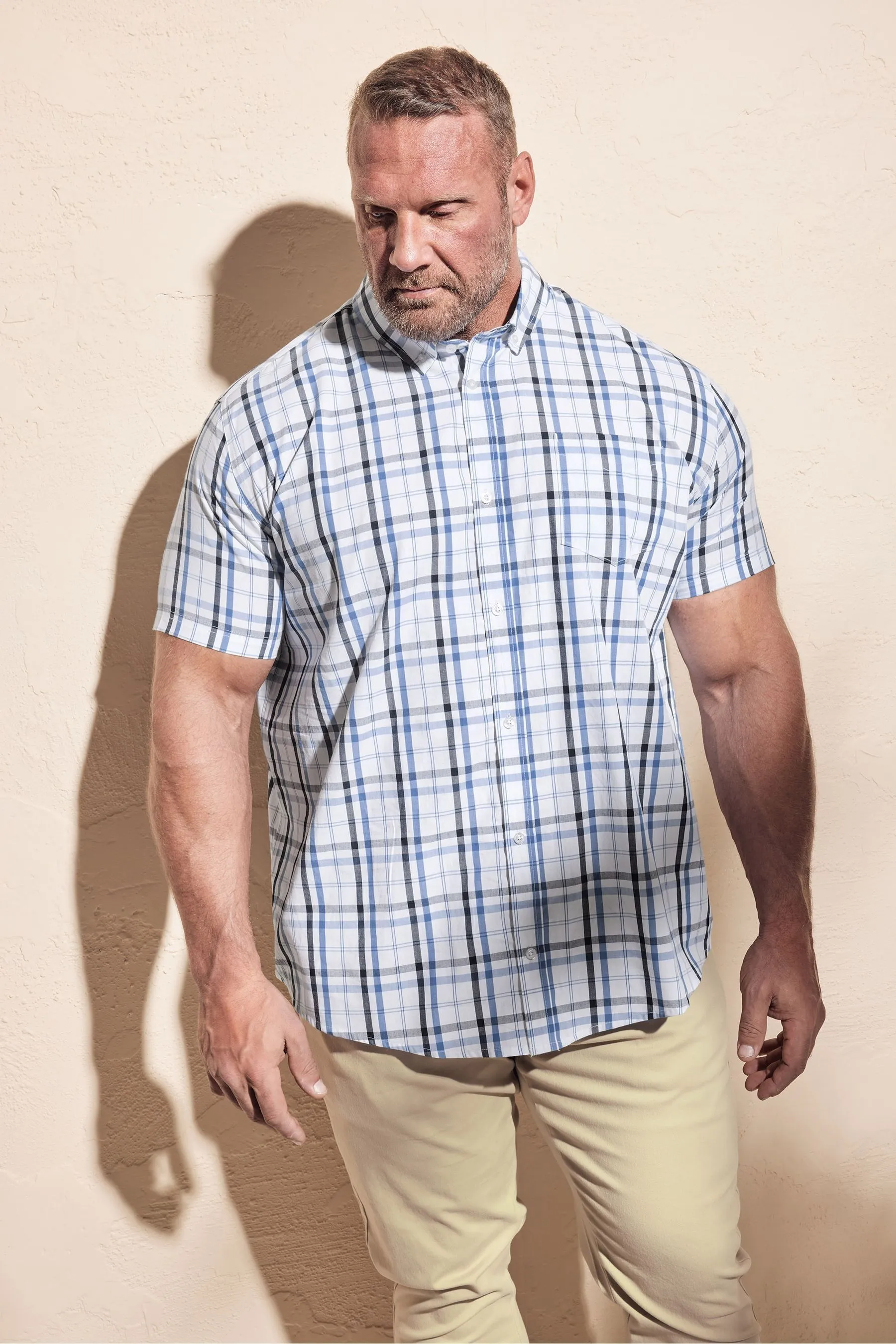 BadRhino Big & Tall - Camicia a quadri