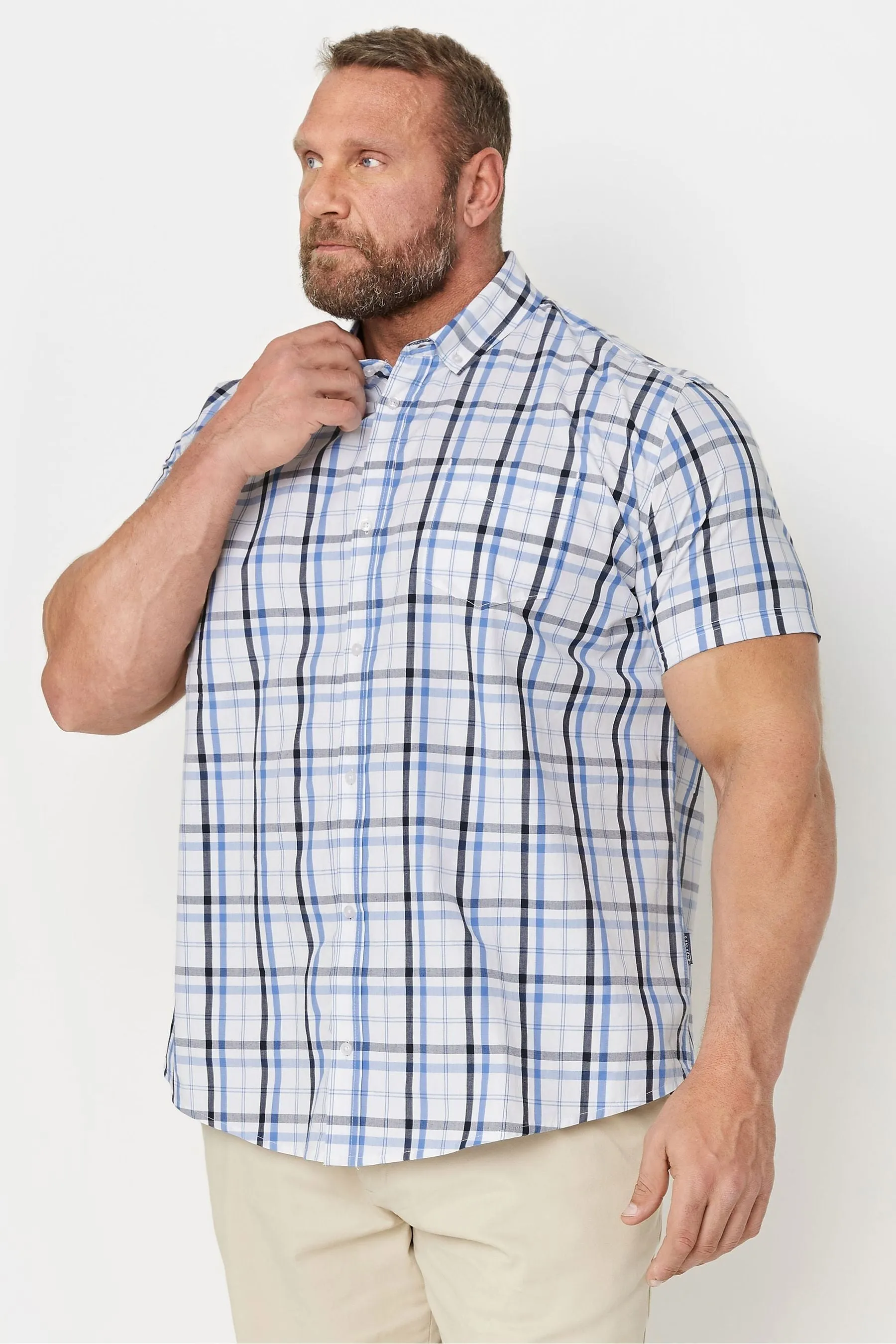 BadRhino Big & Tall - Camicia a quadri