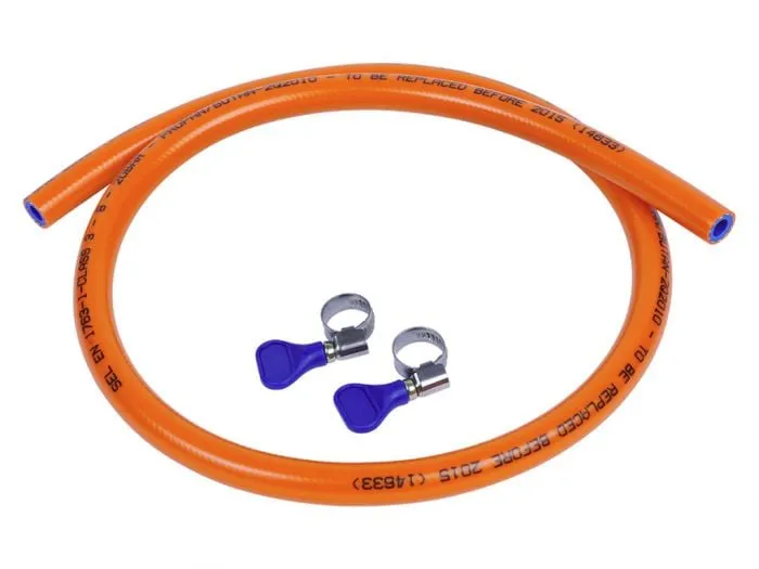 Badé tubo gas con galletti di bloccaggio