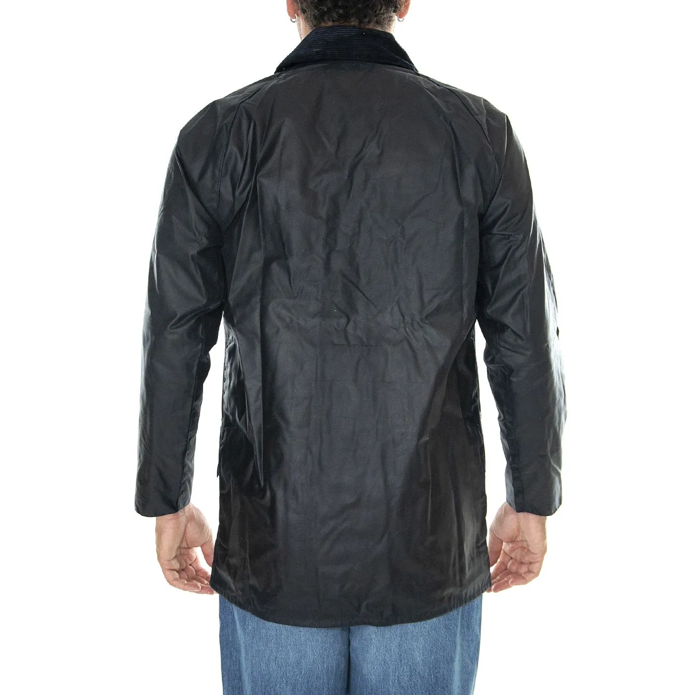 Barbour M's Beaufort Wax Jacket Navy - Giacca Invernale Uomo Blu    