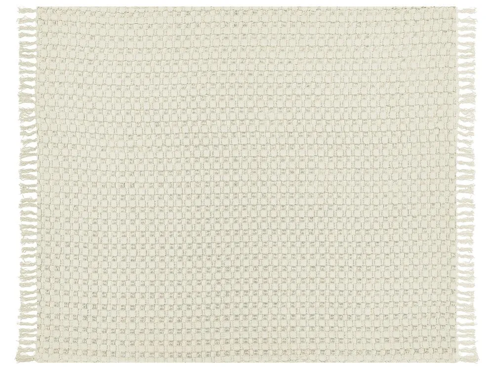 Bedspread BERE Cotton 220 x 240 cm Off-White