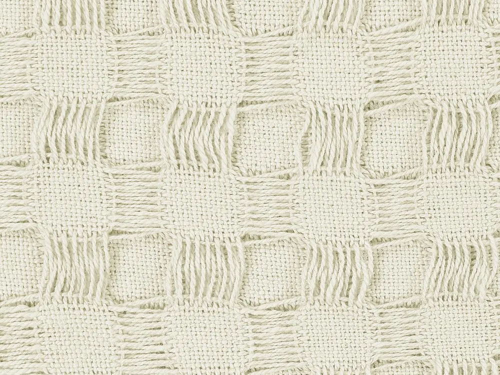 Bedspread BERE Cotton 220 x 240 cm Off-White