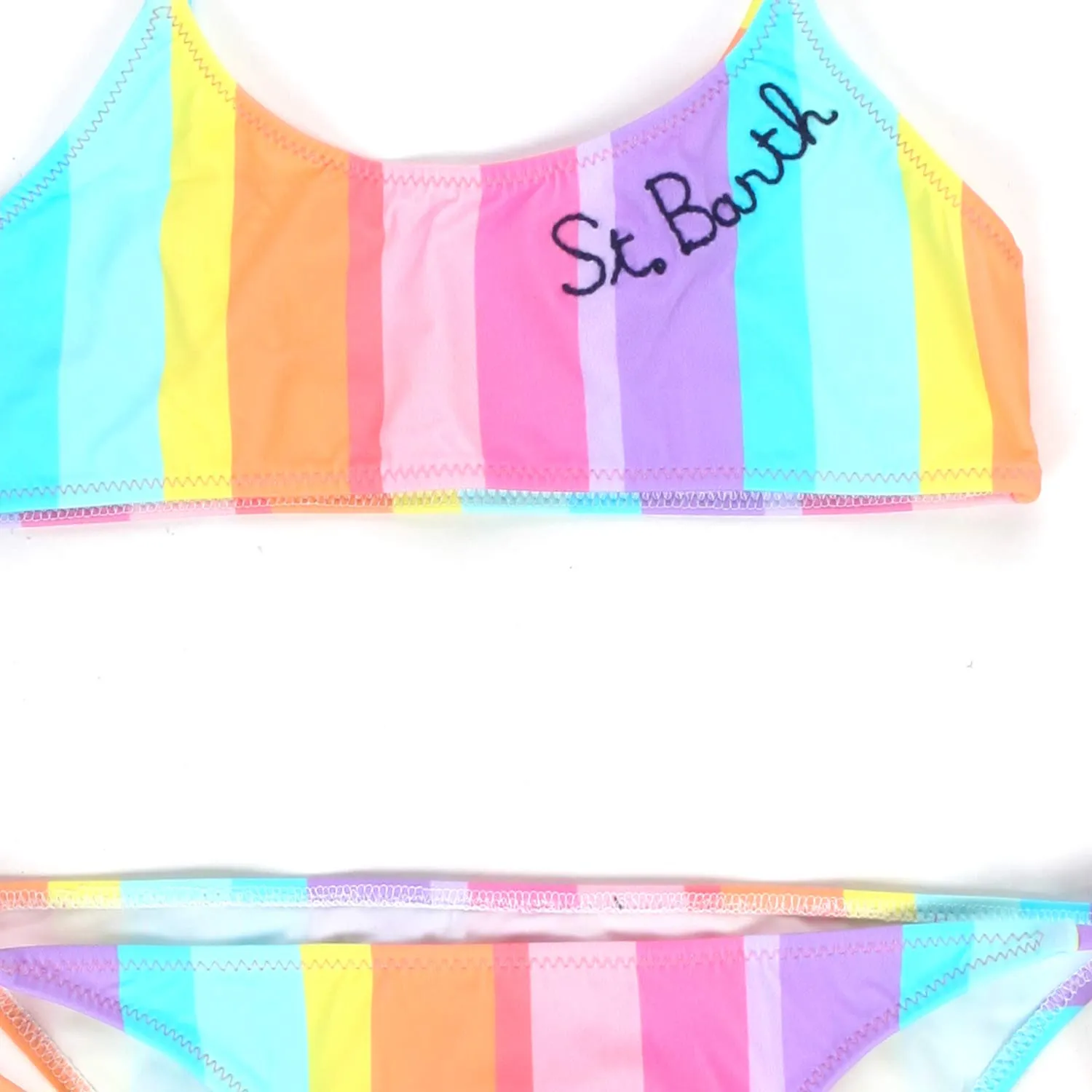 Bikini A Righe Pastello