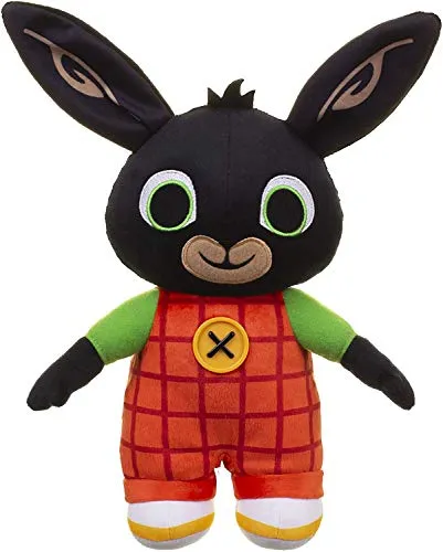 Bing - Peluche 33cm Parlante, Personaggio Bing, Premi Il Bottone e Dirà Le Sue Frasi Preferite, Per Bambini A Partire Dai 0 Mesi