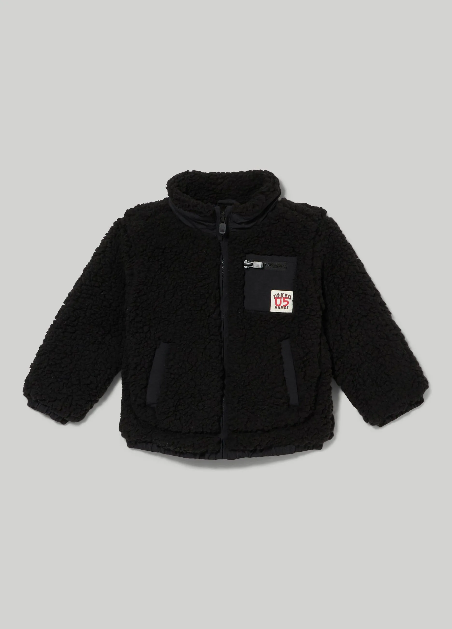 BLUKIDS  Giacca in sherpa neonato