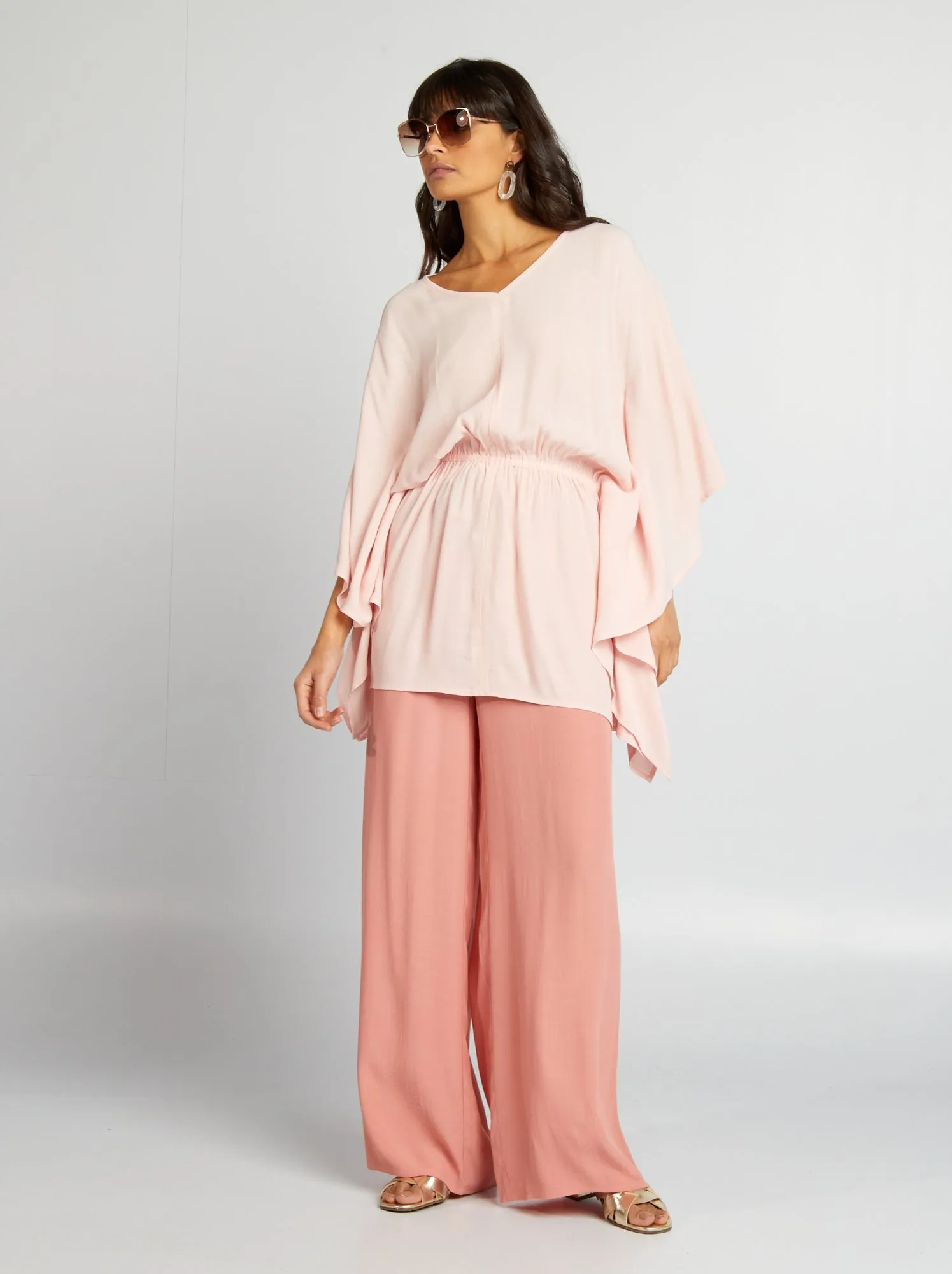 Blusa bohémien - ROSA