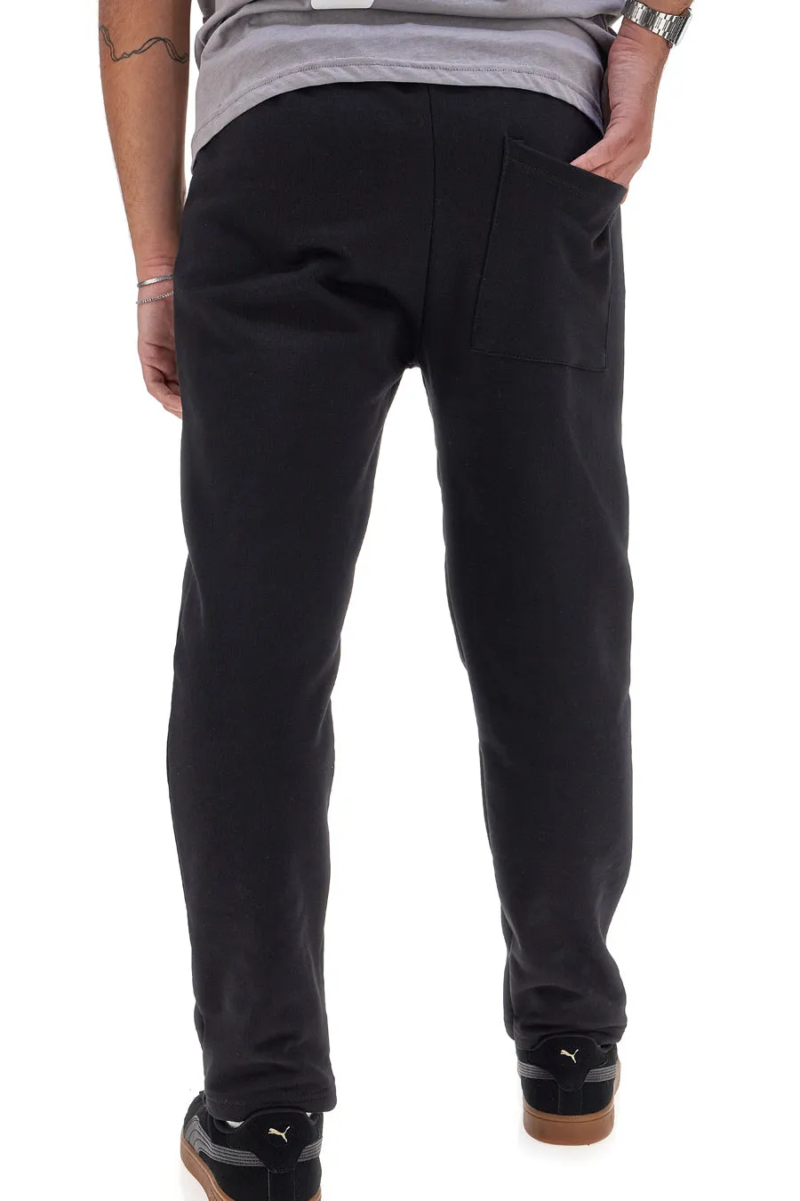   BOARDMAN Pantaloni neri in tuta Boardman LEISURE PANTS 09