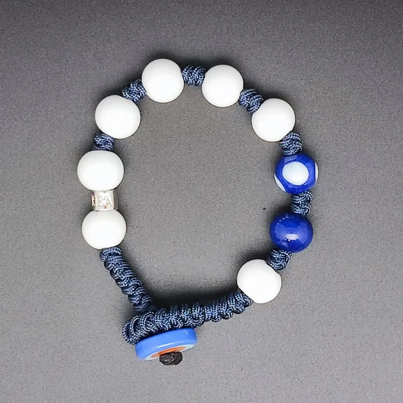 Bracciale Unisex MALIBU GERBA JEWELS perle in vetro di murano e Argento 925