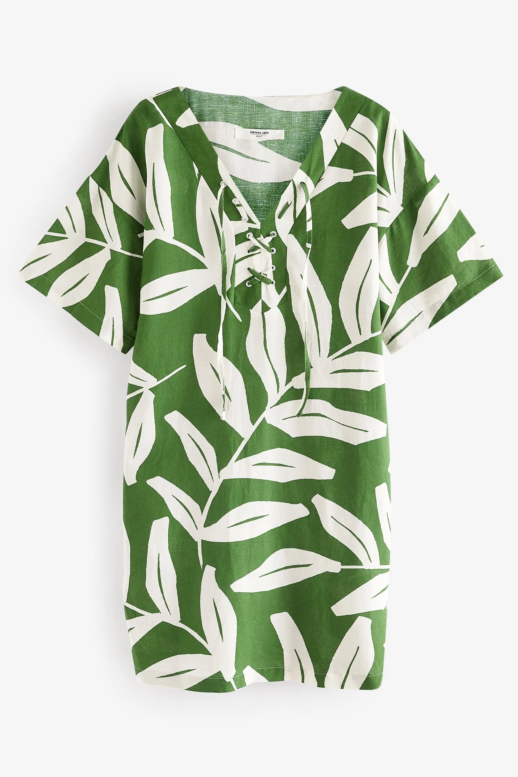 Caftano oversize copricostume in lino
