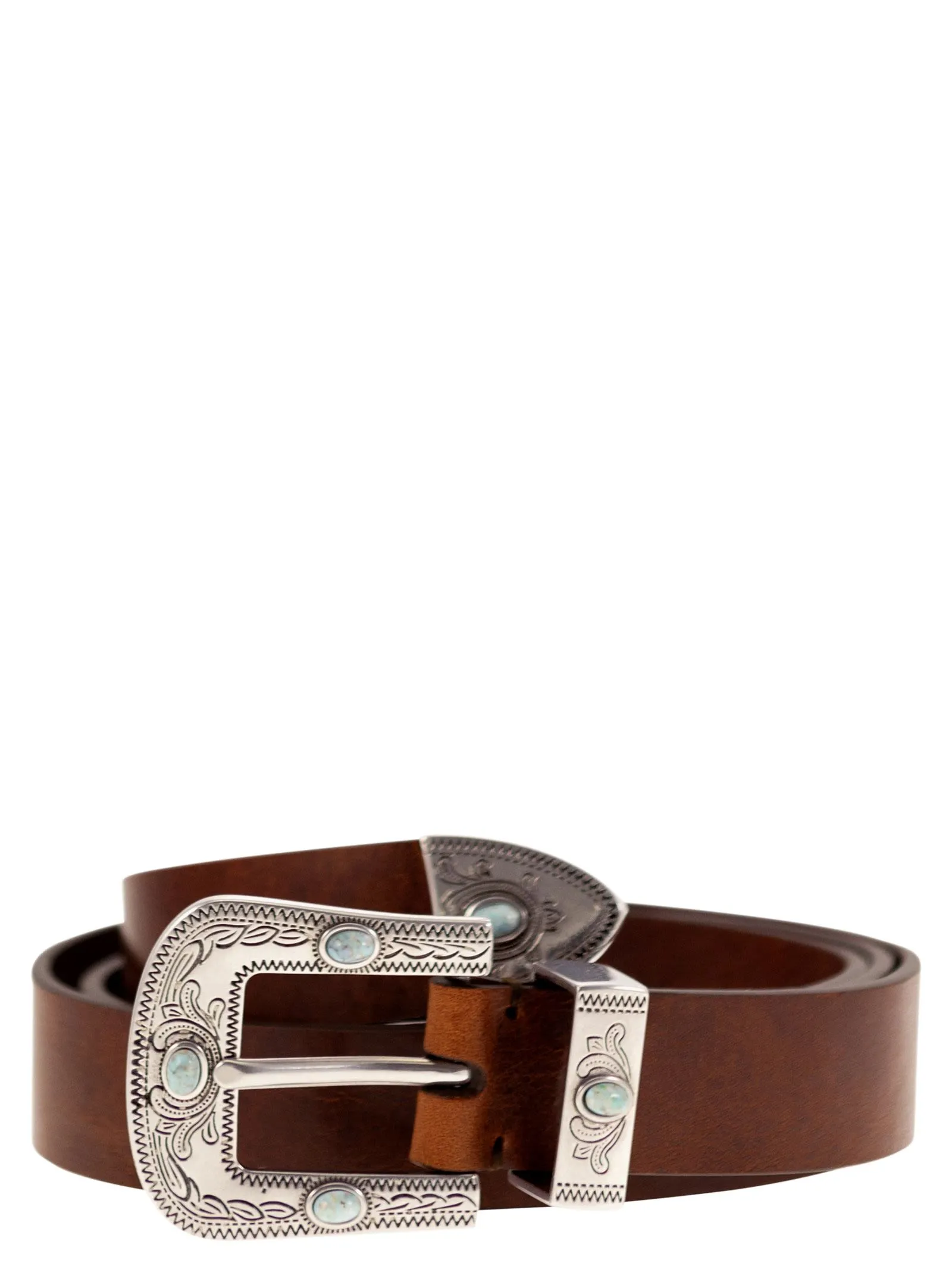 Calfskin pull-up belt