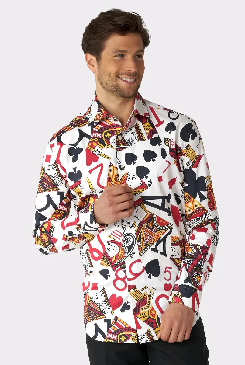 Camicia a carte da gioco OppoSuits