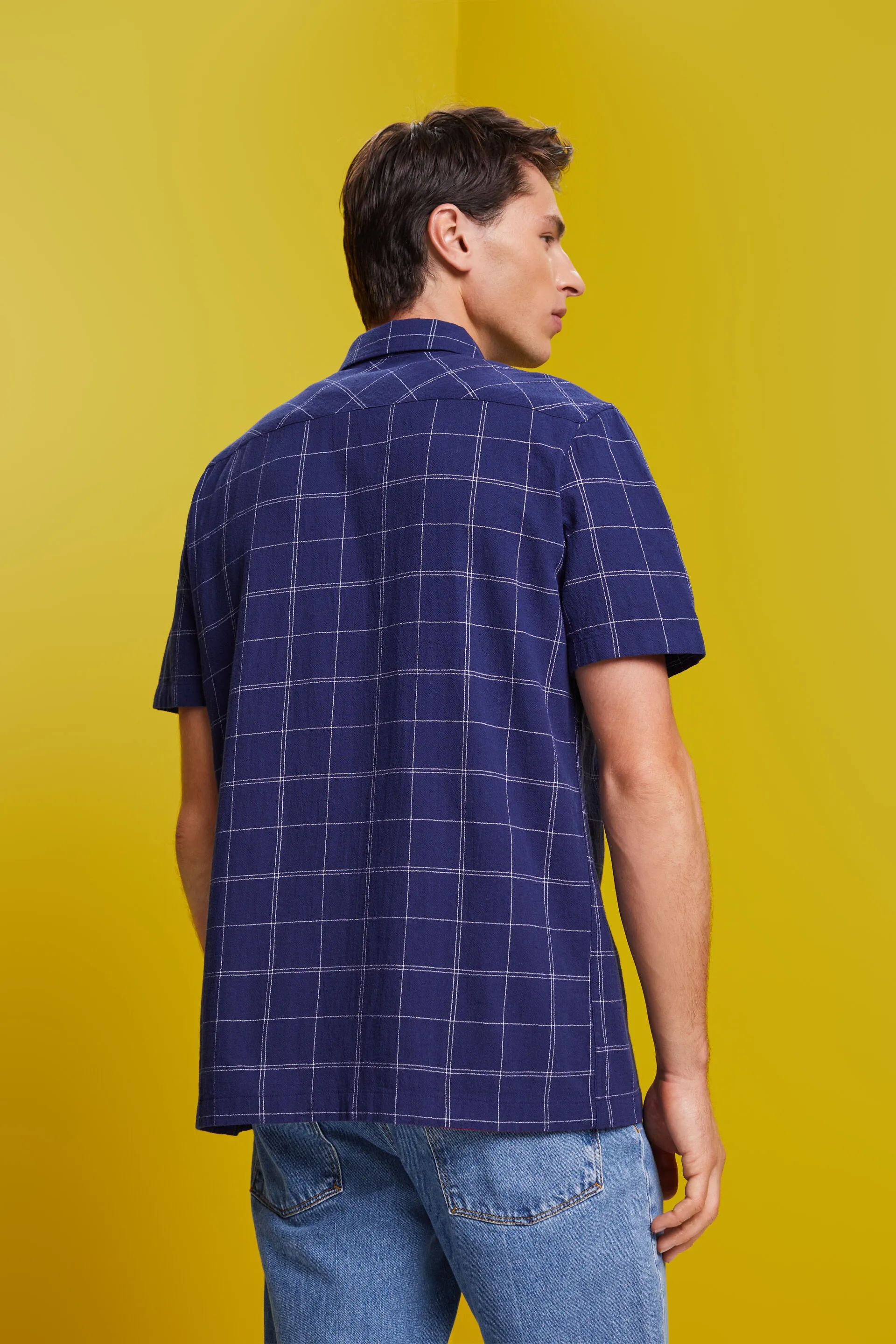 Camicia a manica corta in 100% cotone