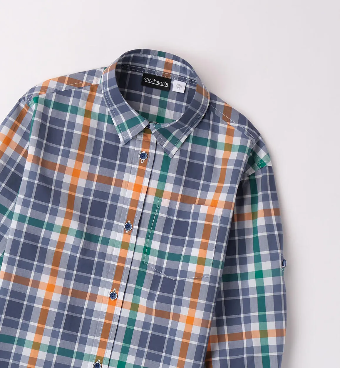 Camicia a quadri bambino