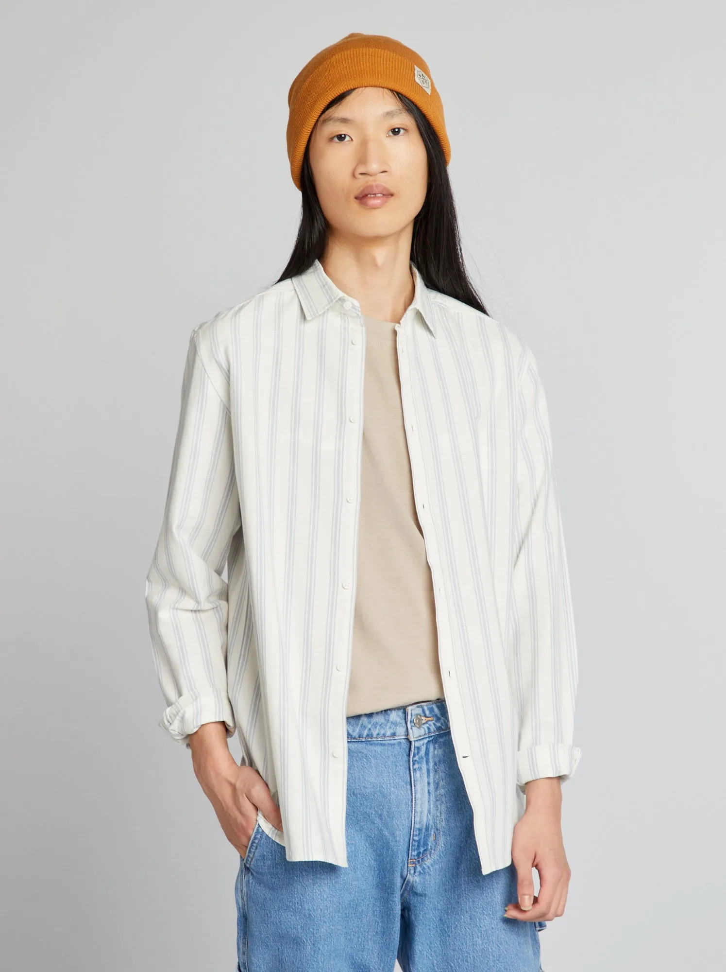 Camicia a righe - BIANCO
