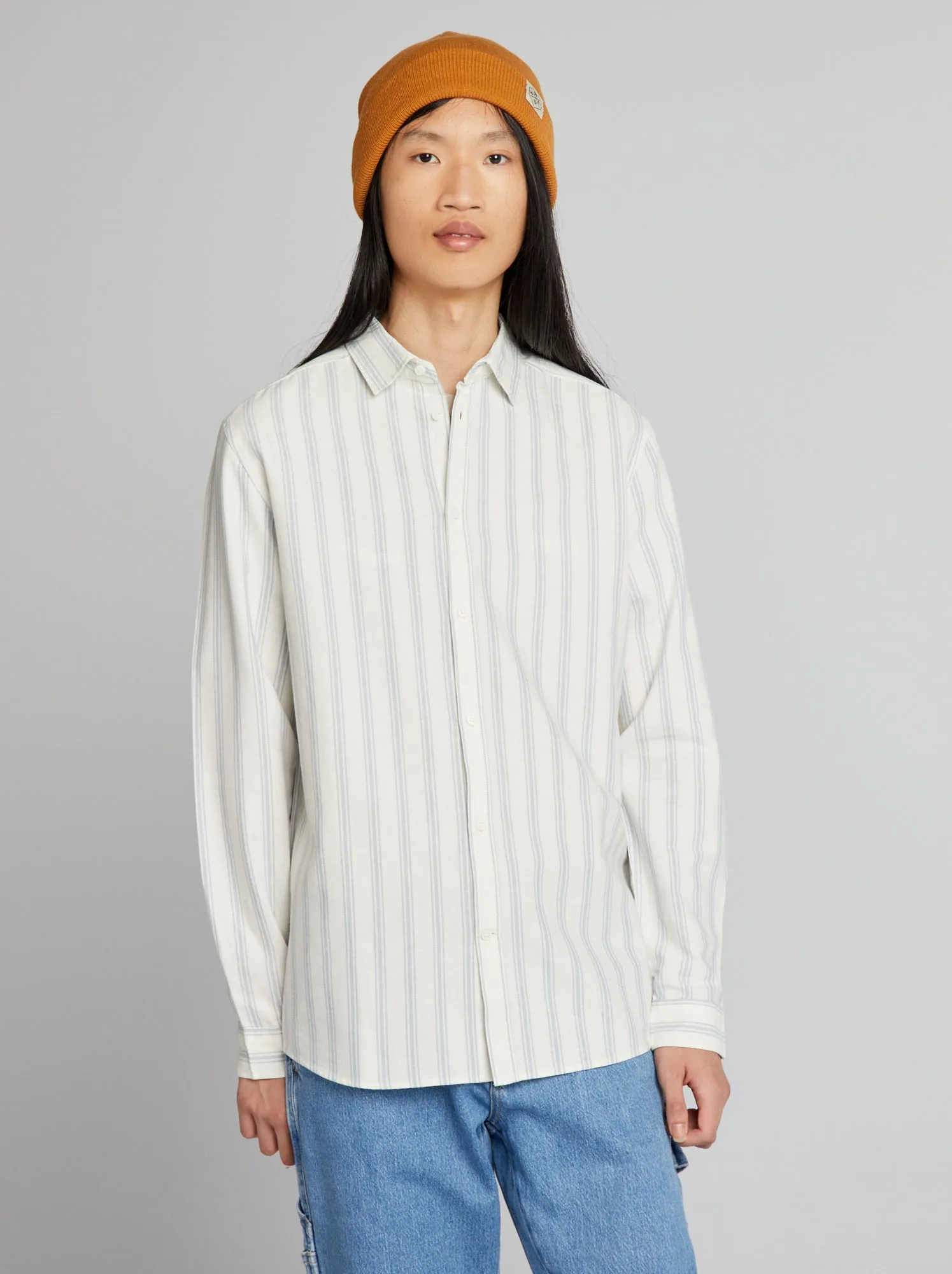 Camicia a righe - BIANCO