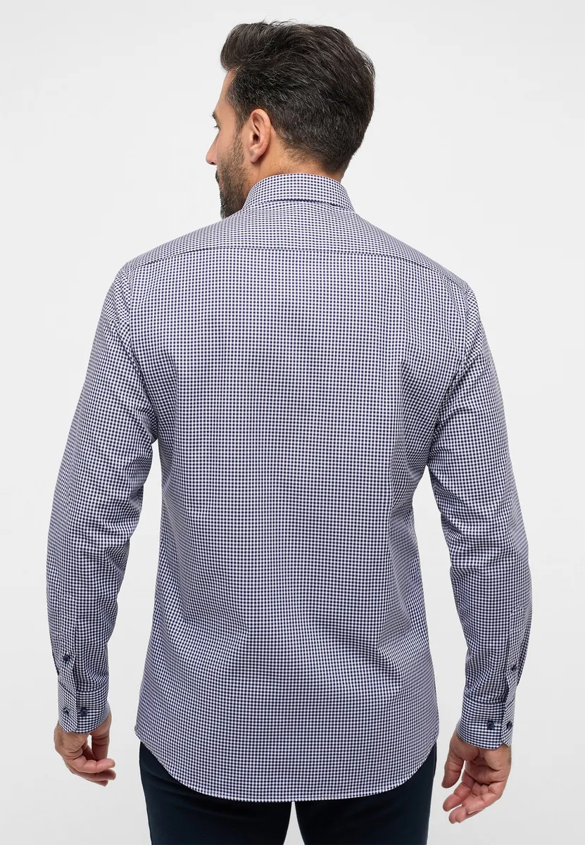 Camicia eterna a quadretti blu modern fit