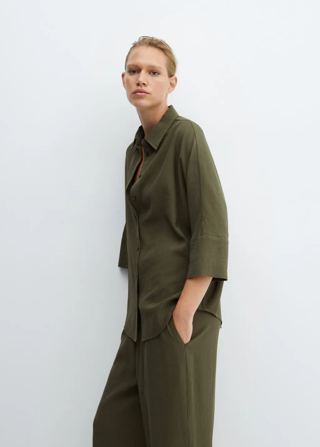 Camicia fluida oversize