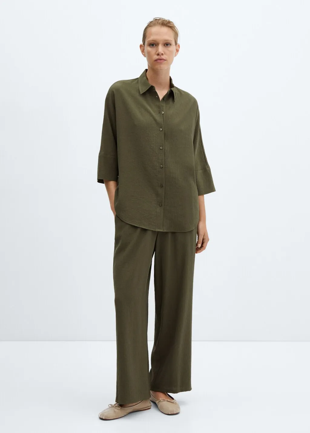 Camicia fluida oversize