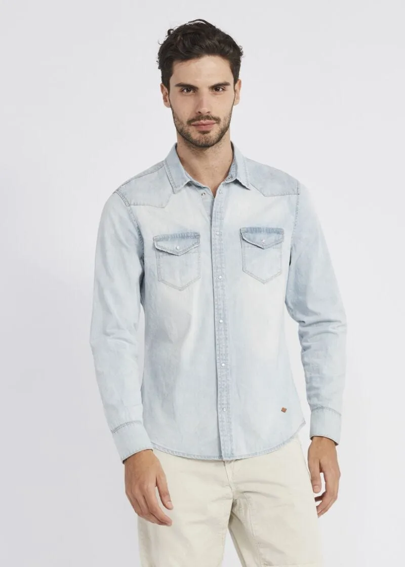 Camicia in denim chiaro