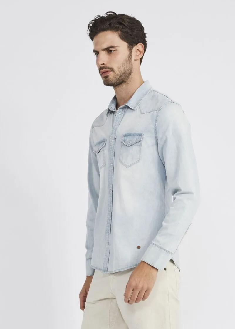 Camicia in denim chiaro