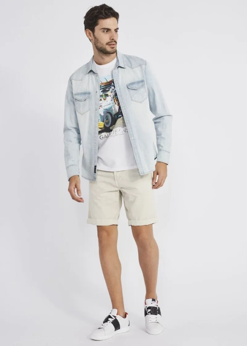 Camicia in denim chiaro