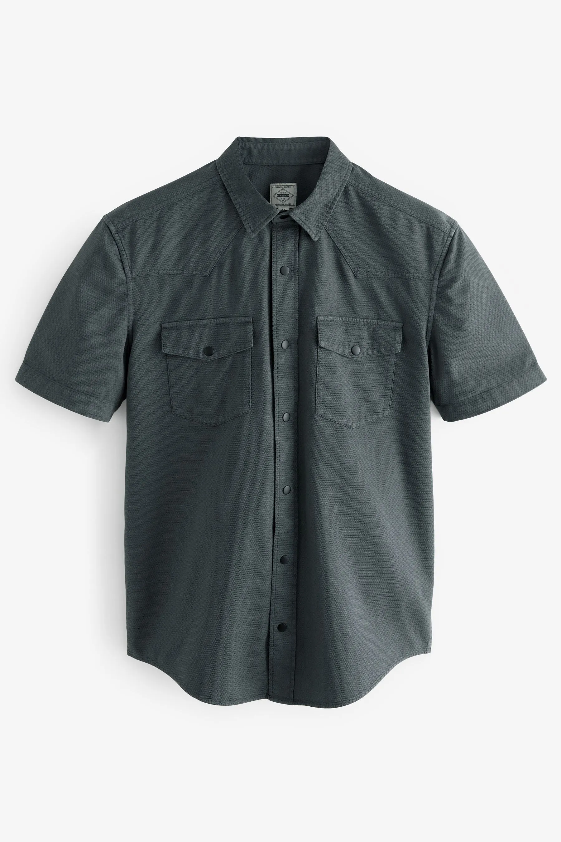 Camicia Manica corta testurizzata stile western