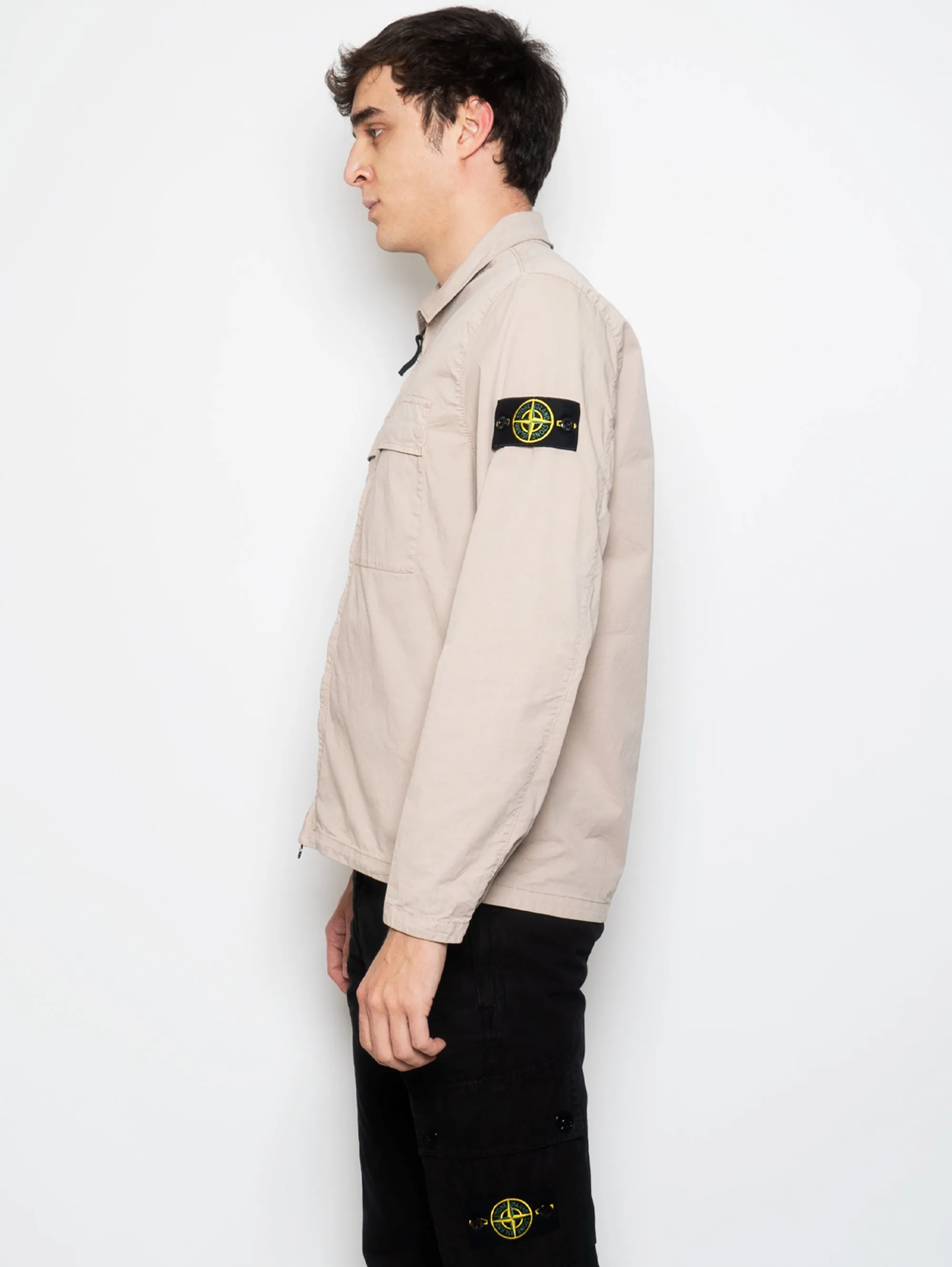 Camicia Over in Cotone Dove Grey