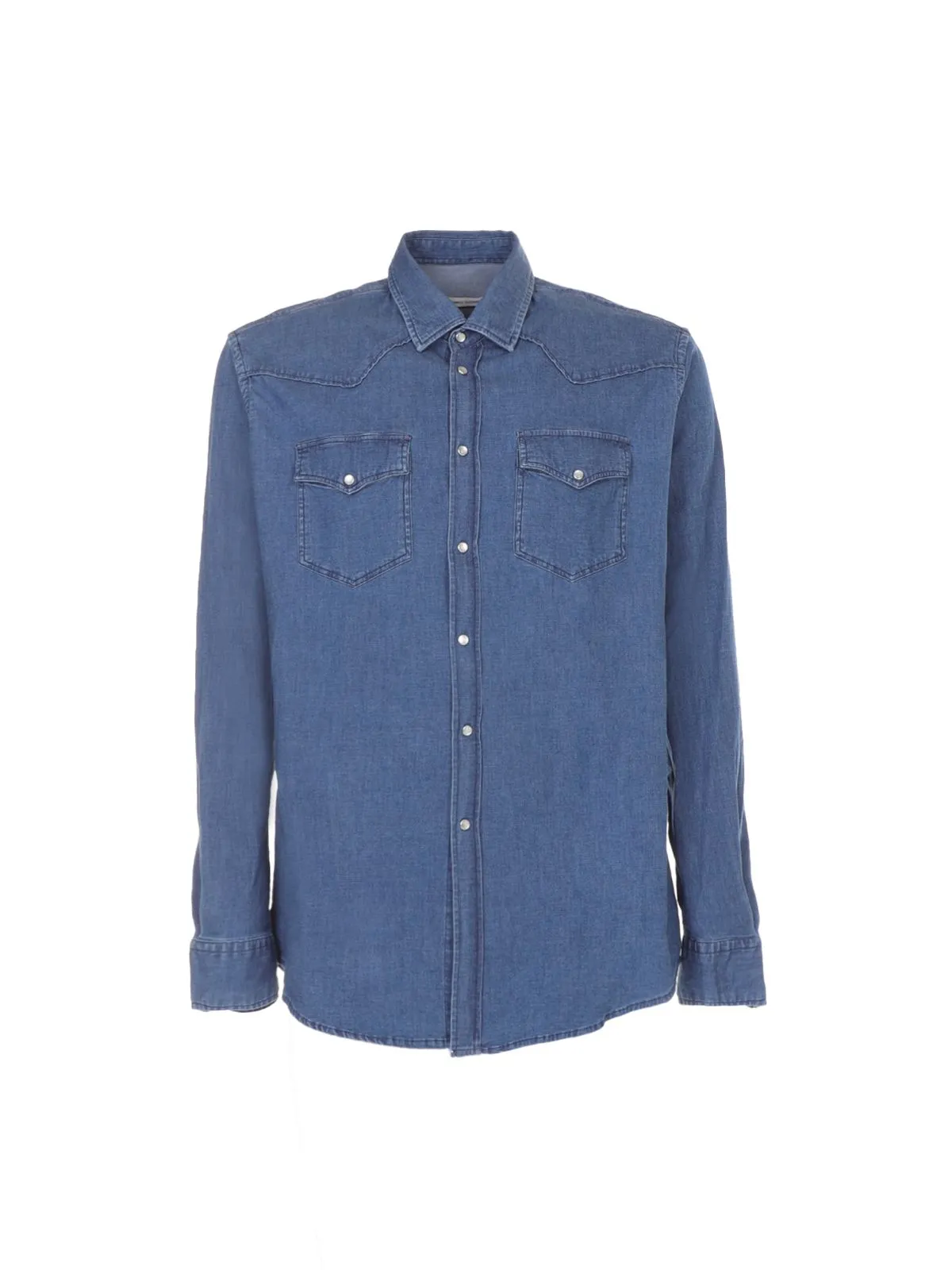 CAMICIA "WESTERN" IN DENIM DI COTONE