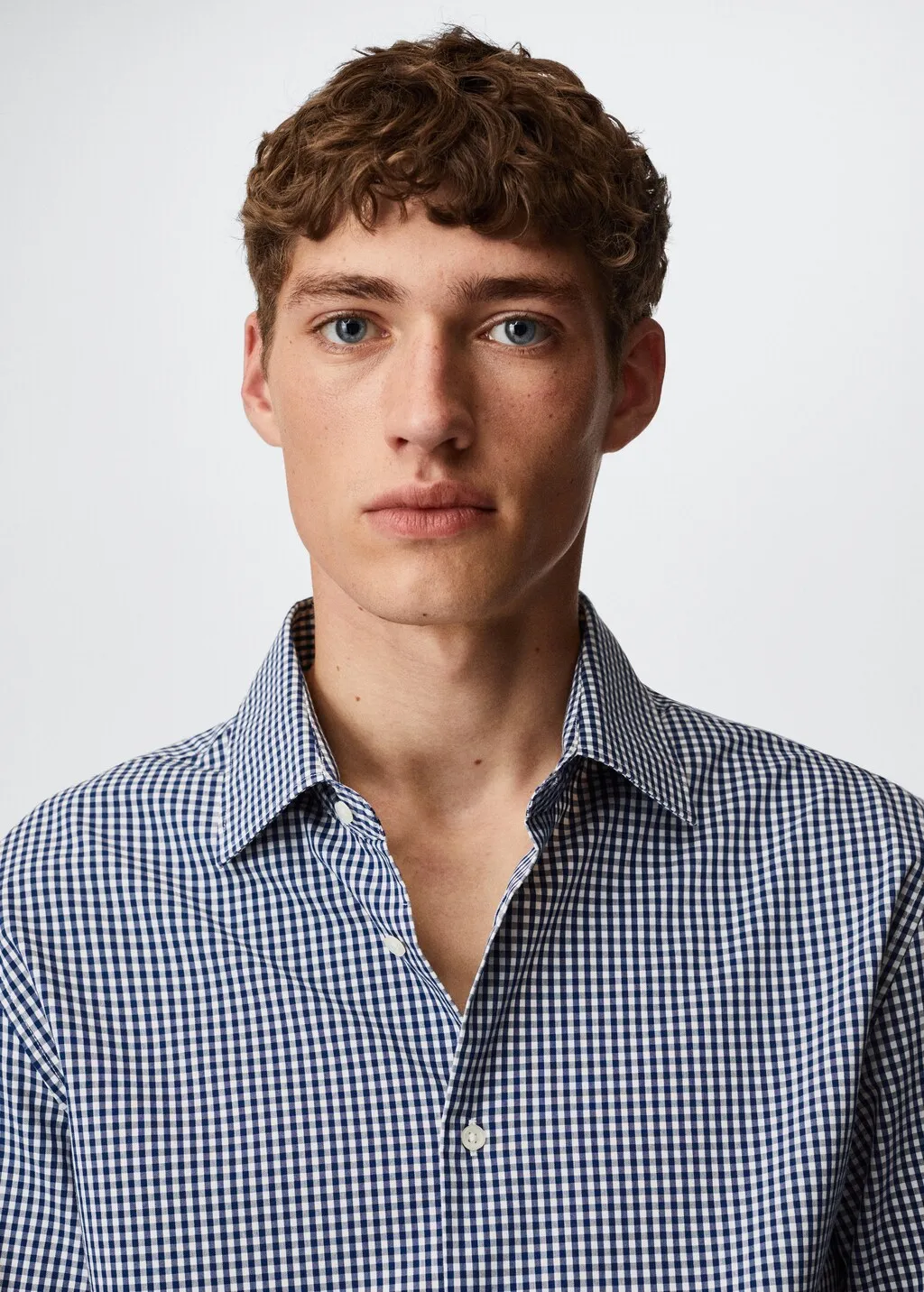 Camicia slim fit quadri vichy