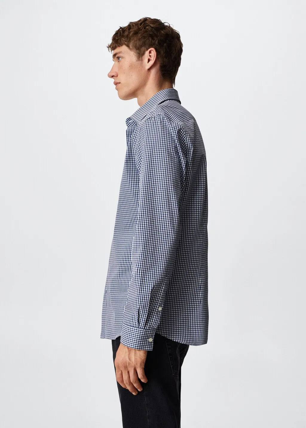 Camicia slim fit quadri vichy