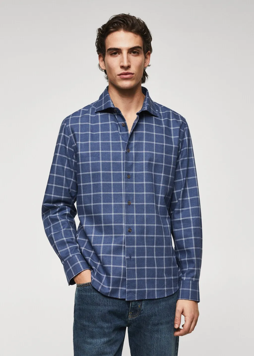 Camicia slim-fit quadri