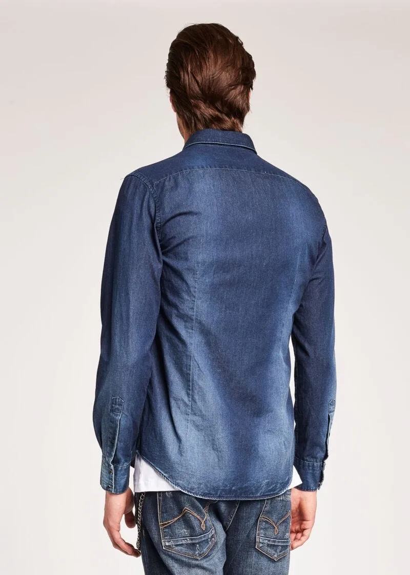 Camicia Western in denim