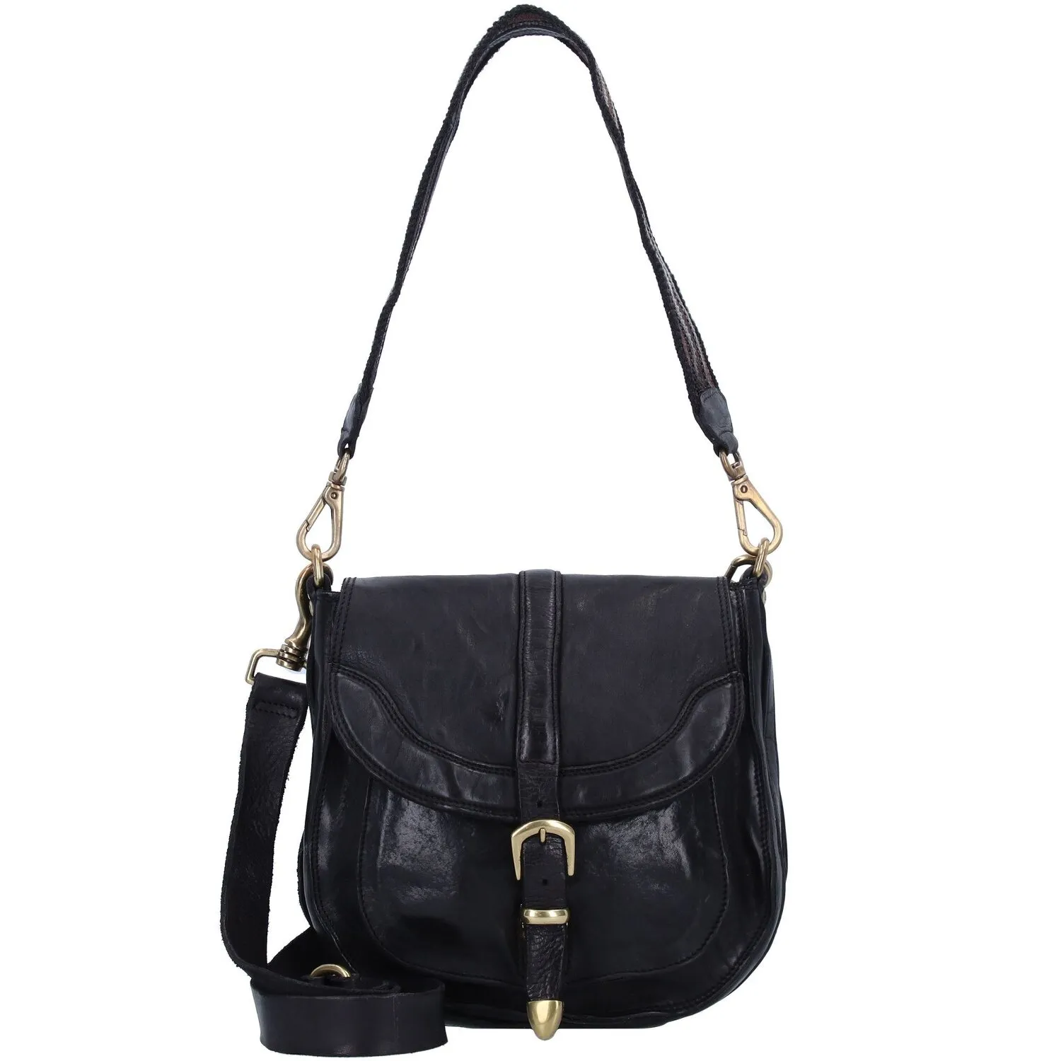 Campomaggi Borsa a tracolla in pelle 20 cm