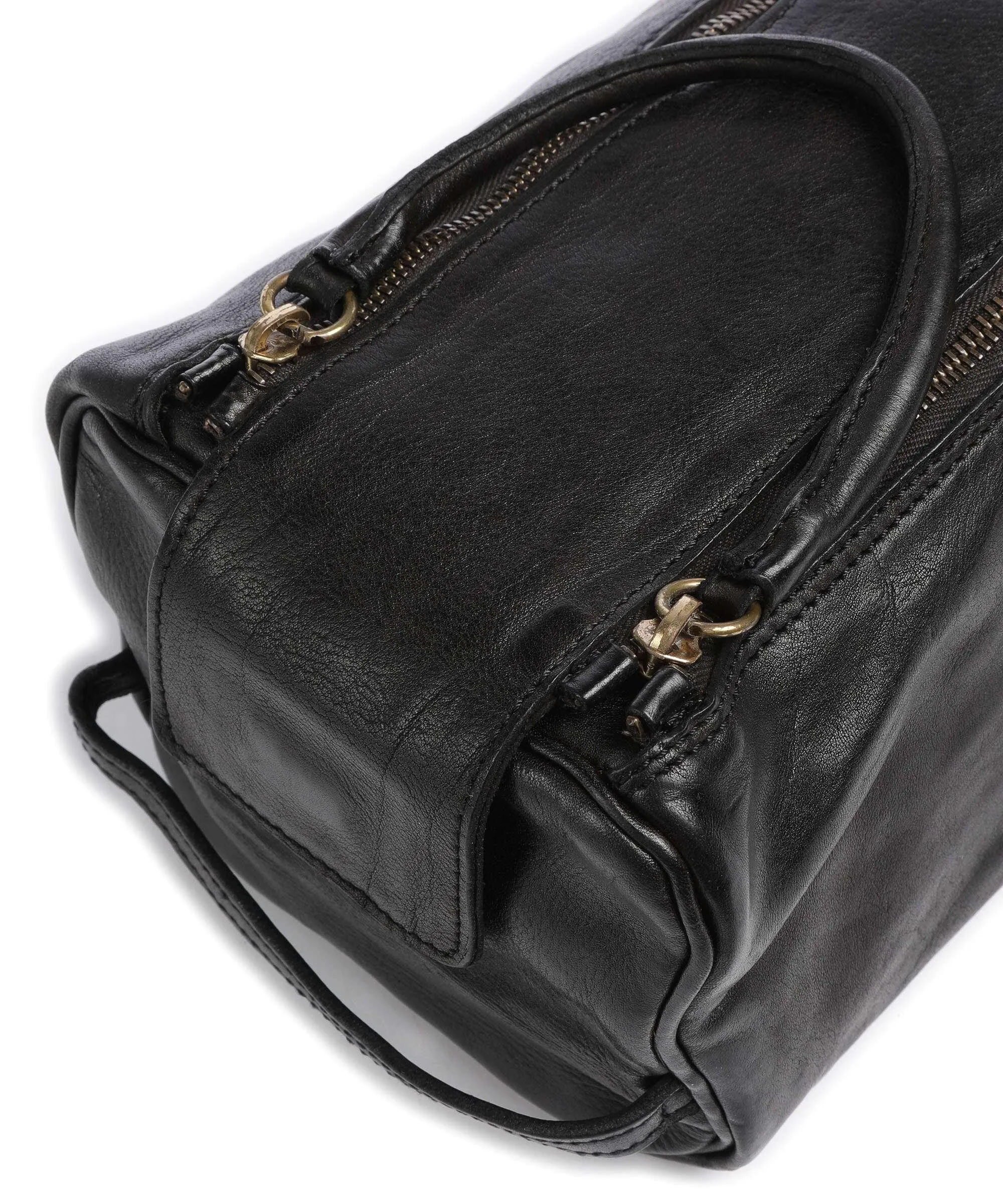  Campomaggi Borsa da toilette nero 24 cm  