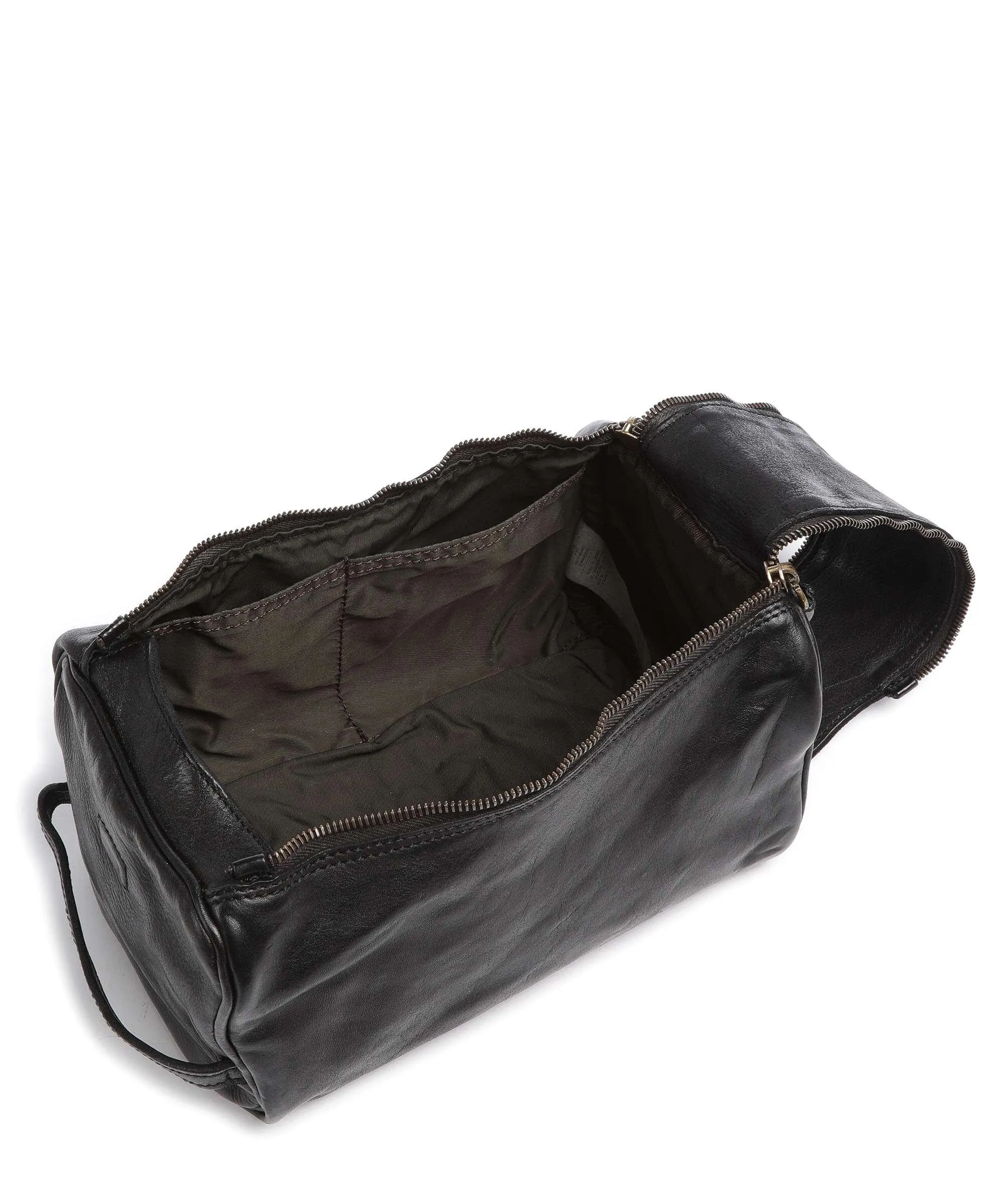  Campomaggi Borsa da toilette nero 24 cm  