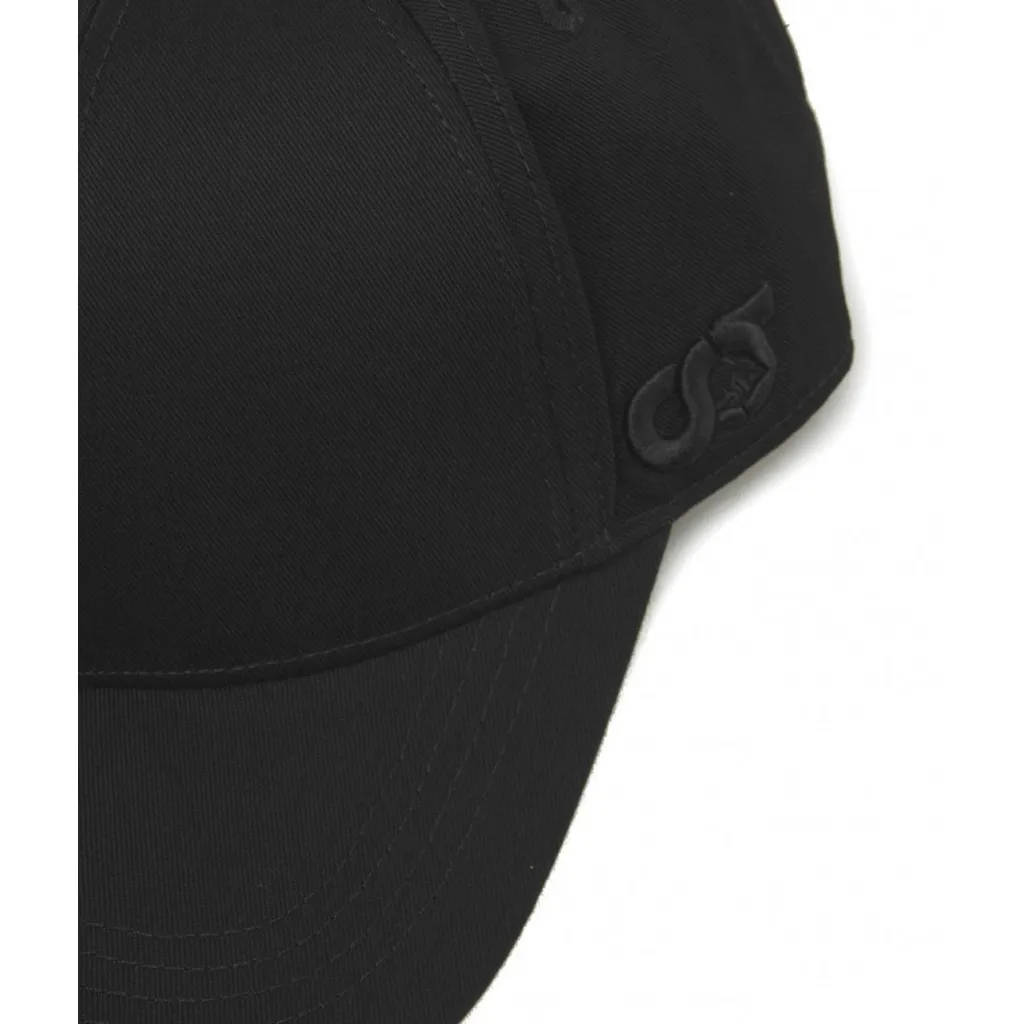 Cappellino da baseball con logo nero