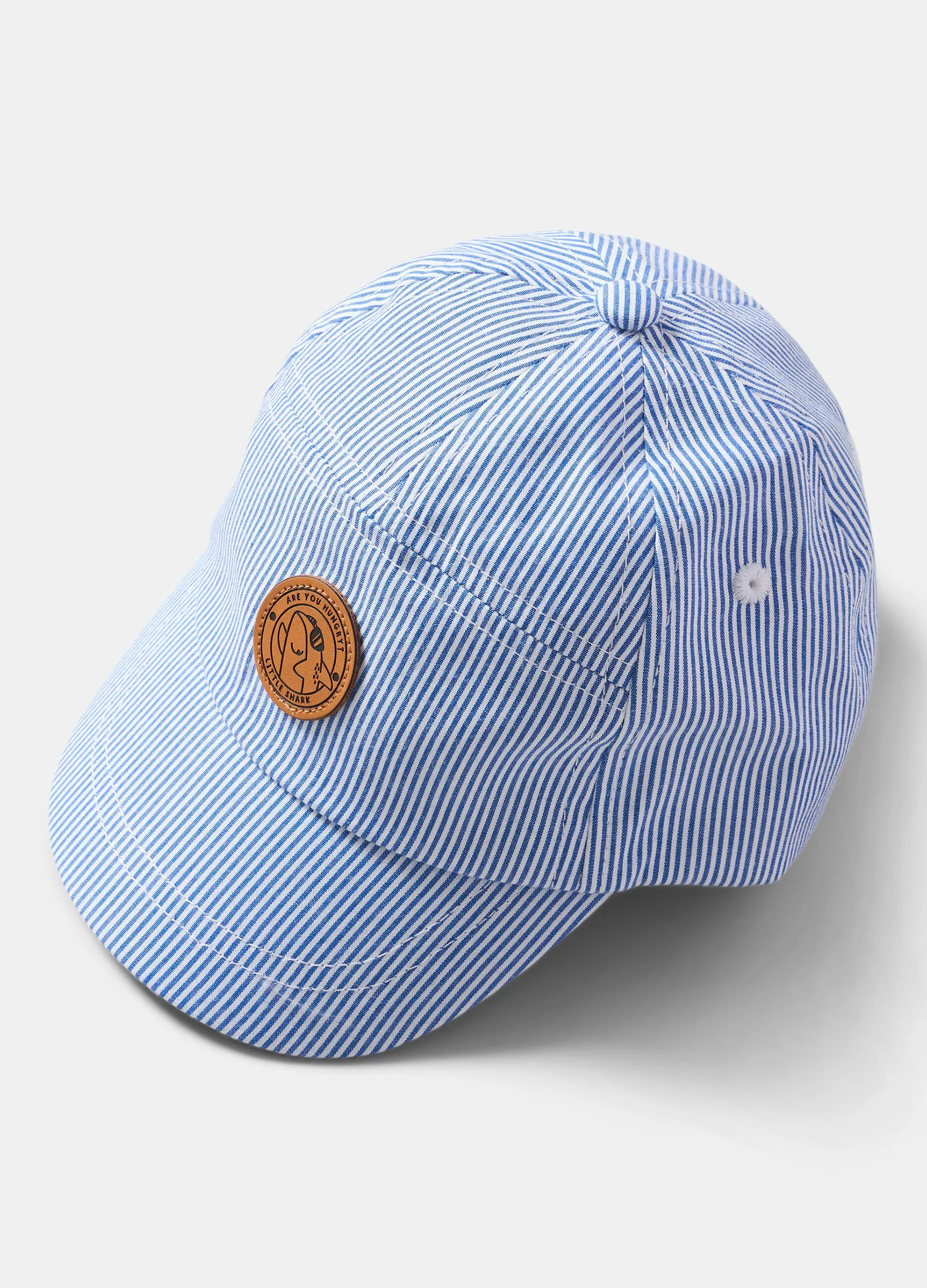Cappellino da baseball rigato neonato
