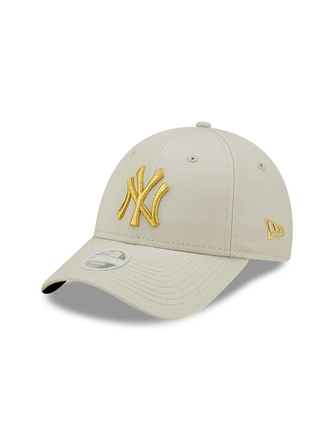Cappellino New Era 9Forty New York Yankees con logo color crema