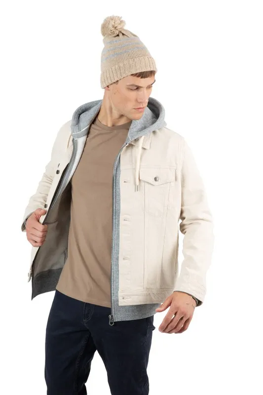 Cappello a righe - Filato riciclato